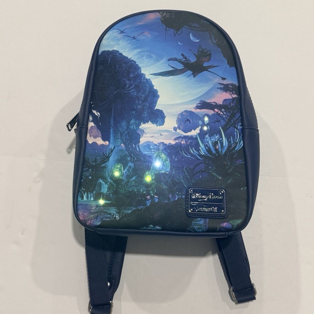 Loungefly Disney Pandora the World of Avatar Light-Up Mini Backpack